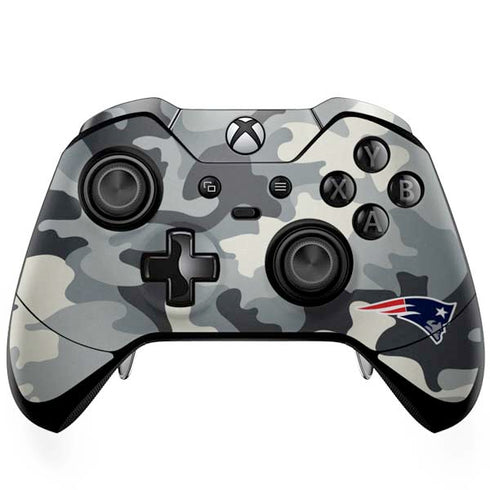 NFL New England Patriots Camo Xbox One Elite Controller Skin