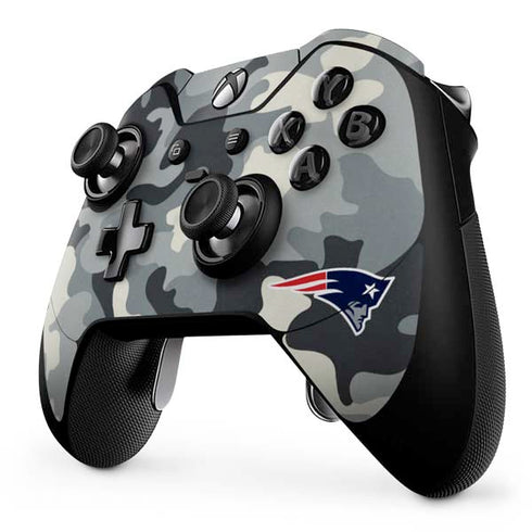 NFL New England Patriots Camo Xbox One Elite Controller Skin