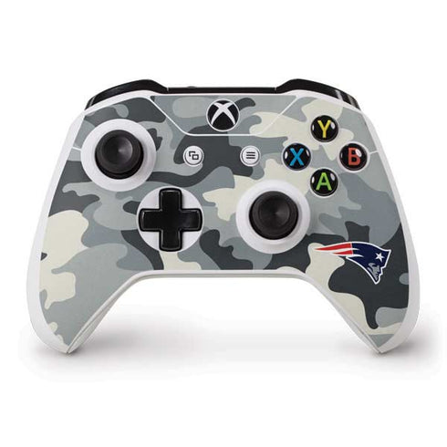 NFL New England Patriots Camo Xbox One S Controller Skin