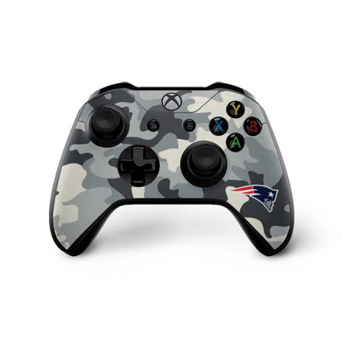 NFL New England Patriots Camo Xbox One X Controller Skin