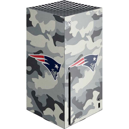 NFL New England Patriots Camo Xbox Series X Console Skin