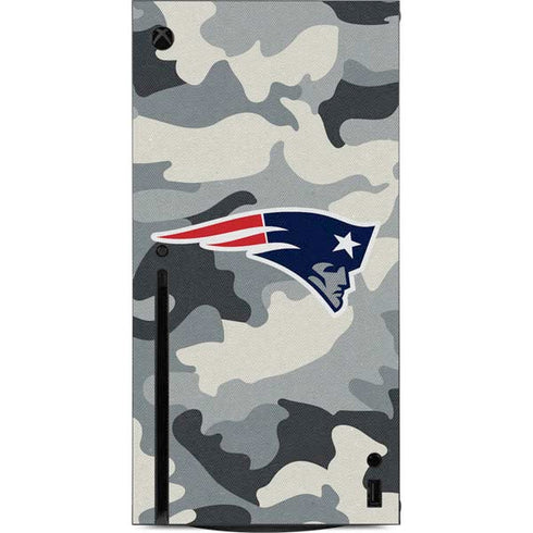 NFL New England Patriots Camo Xbox Series X Console Skin