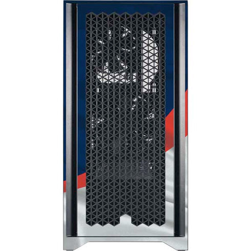 NFL New England Patriots Corsair 4000D Tempered Glass Mid-Tower ATX Case Skin