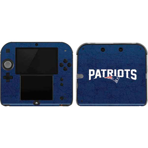 NFL New England Patriots Distressed Nintendo 2DS Skin