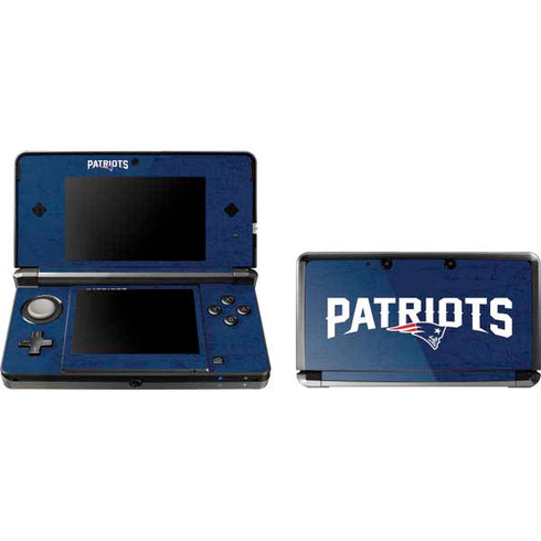 NFL New England Patriots Distressed 3DS (2011) Skin