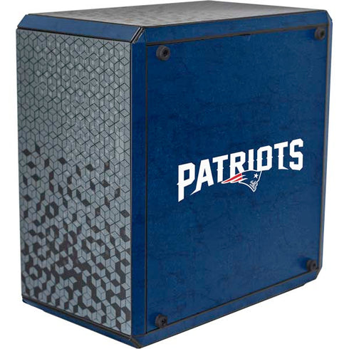 NFL New England Patriots Distressed Cooler Master MasterBox Q300L Mini Tower Skin