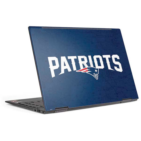 NFL New England Patriots Distressed HP Envy Skin