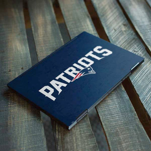 NFL New England Patriots Distressed HP Envy Skin