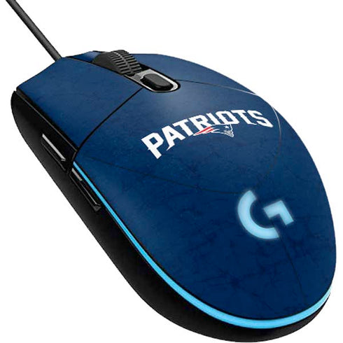 NFL New England Patriots Distressed G203 Prodigy RGB Wired Gaming Mouse Skin