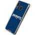 NFL New England Patriots Distressed Galaxy A30 Clear Case