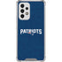 NFL New England Patriots Distressed Galaxy A33 5G Clear Case