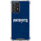 NFL New England Patriots Distressed Galaxy A52 5G Clear Case