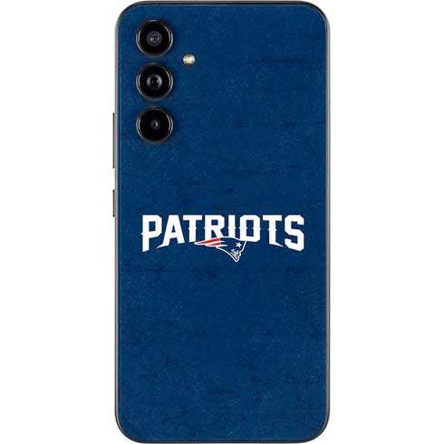 NFL New England Patriots Distressed Galaxy A54 5G Skin