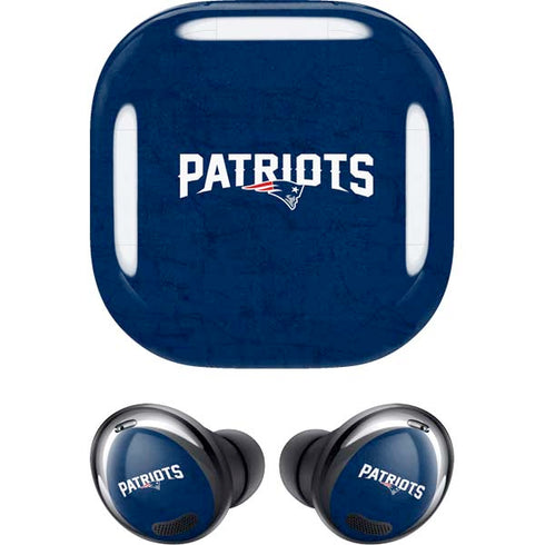 NFL New England Patriots Distressed Galaxy Buds Pro Skin