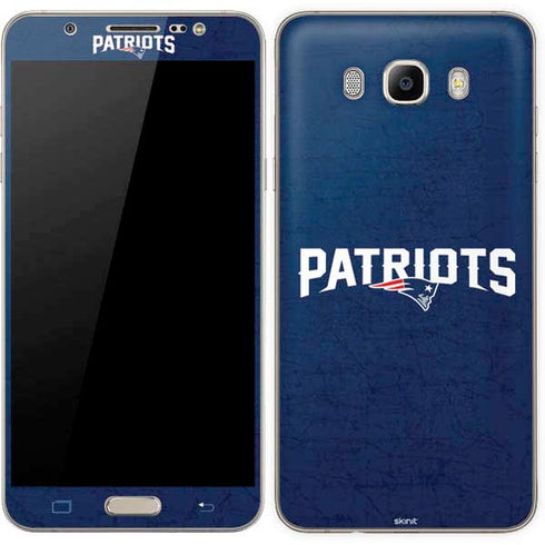 NFL New England Patriots Distressed Galaxy J7 Skin