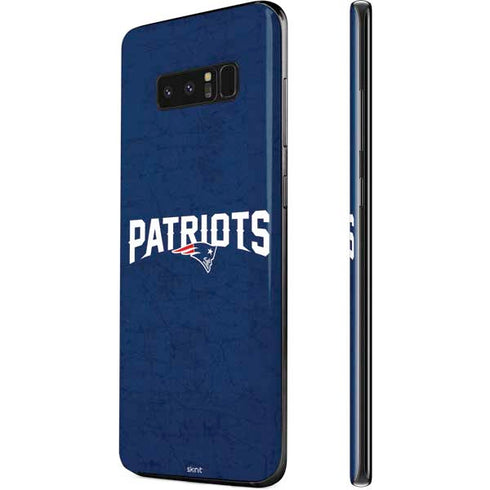 NFL New England Patriots Distressed Galaxy Note 8 Skin