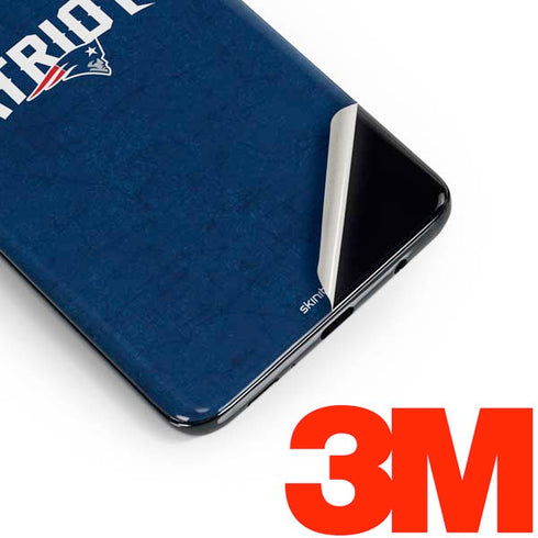 NFL New England Patriots Distressed Galaxy S10 Plus Skin