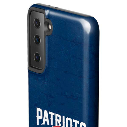 NFL New England Patriots Distressed Galaxy S21 Plus 5G Pro Case