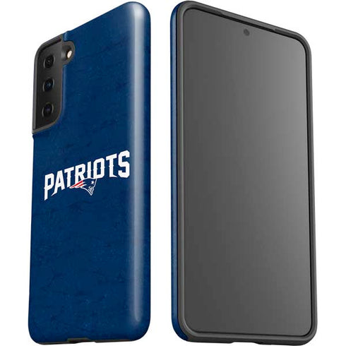 NFL New England Patriots Distressed Galaxy S21 Plus 5G Pro Case