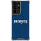 NFL New England Patriots Distressed Galaxy S21 Ultra 5G Clear Case