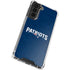 NFL New England Patriots Distressed Galaxy S22 Plus Clear Case
