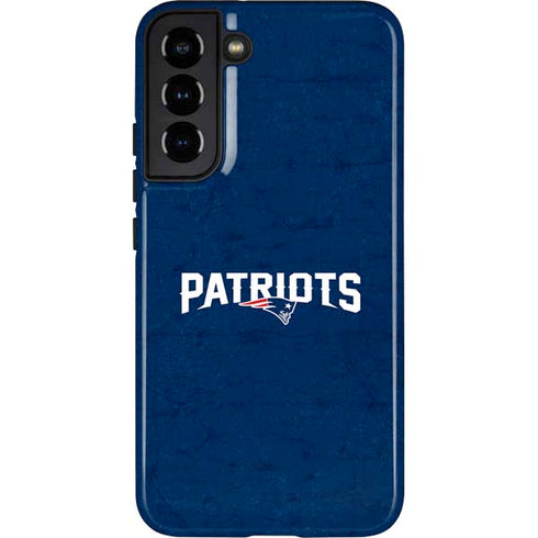 NFL New England Patriots Distressed Galaxy S22 Plus Pro Case