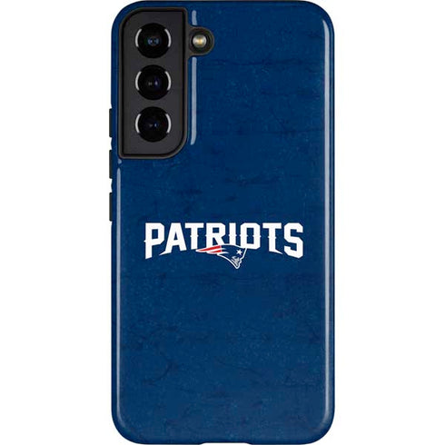 NFL New England Patriots Distressed Galaxy S22 Pro Case