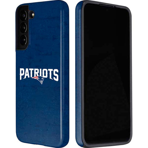 NFL New England Patriots Distressed Galaxy S22 Pro Case