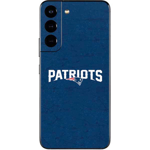 NFL New England Patriots Distressed Galaxy S22 Skin