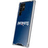 NFL New England Patriots Distressed Galaxy S22 Ultra Clear Case