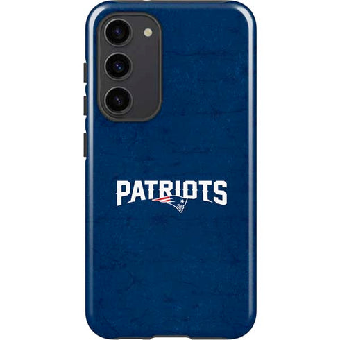 NFL New England Patriots Distressed Galaxy S23 Plus Pro Case