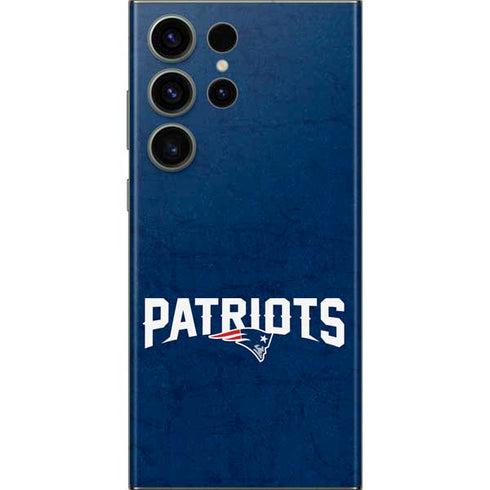 NFL New England Patriots Distressed Galaxy S23 Ultra Skin