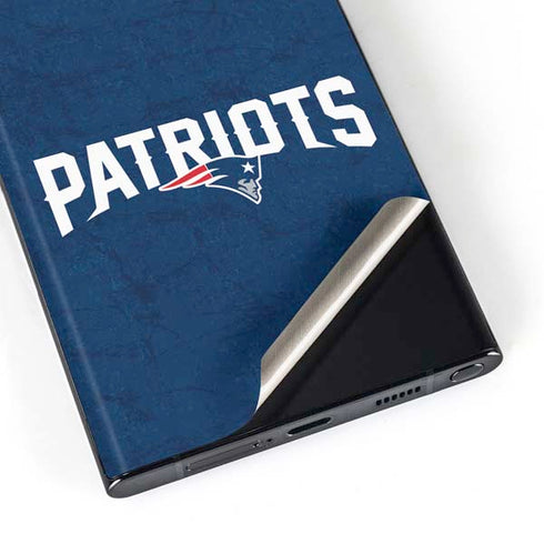 NFL New England Patriots Distressed Galaxy S23 Ultra Skin