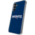 NFL New England Patriots Distressed Galaxy S24 Plus Clear Case