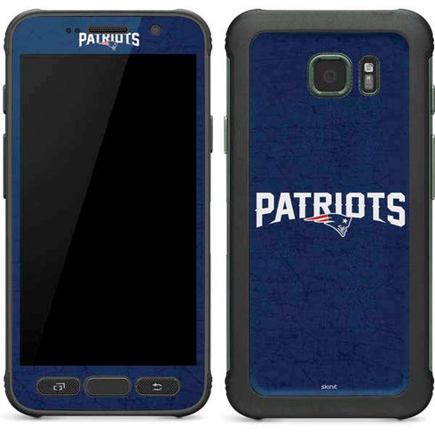 NFL New England Patriots Distressed Galaxy S7 Active Skin