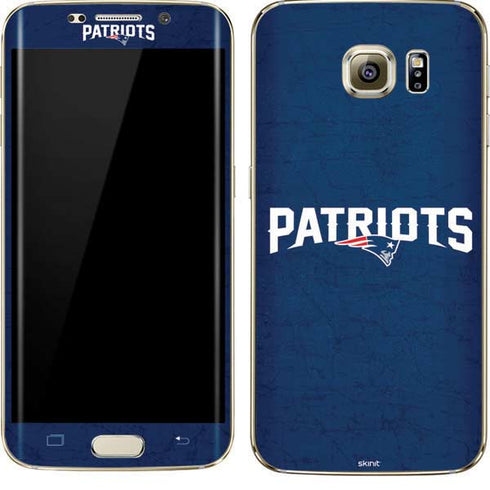 NFL New England Patriots Distressed Galaxy S7 Edge Skin