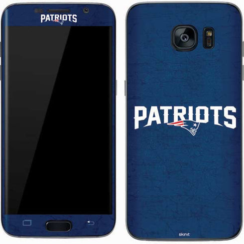NFL New England Patriots Distressed Galaxy S7 Skin