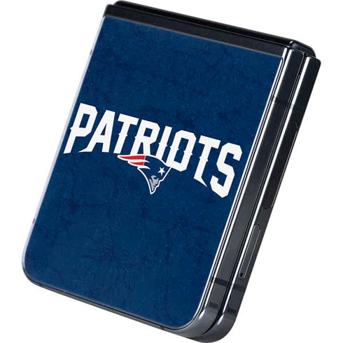 NFL New England Patriots Distressed Galaxy Z Flip5 5G Skin