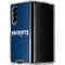 NFL New England Patriots Distressed Galaxy Z Fold4 5G Clear Case