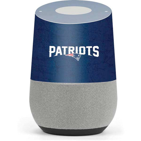 NFL New England Patriots Distressed Google Home Skin