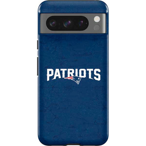 NFL New England Patriots Distressed Google Pixel 8 Pro Impact Case