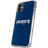 NFL New England Patriots Distressed iPhone 11 Clear Case