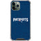 NFL New England Patriots Distressed iPhone 11 Pro Max Clear Case