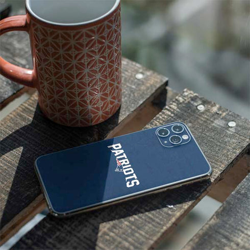 NFL New England Patriots Distressed iPhone 11 Pro Max Skin