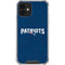 NFL New England Patriots Distressed iPhone 12 Clear Case