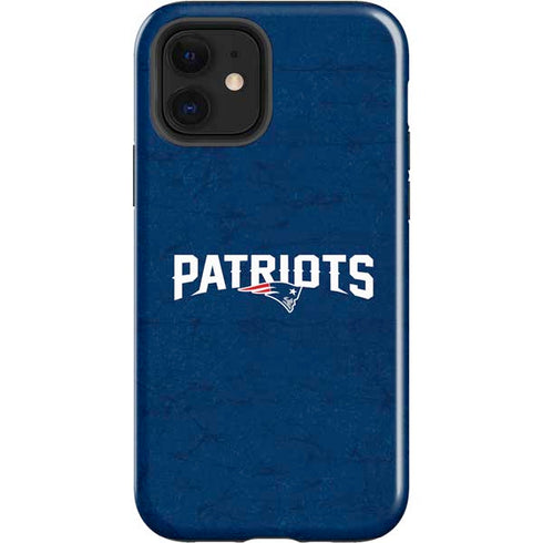 NFL New England Patriots Distressed iPhone 12 Impact Case