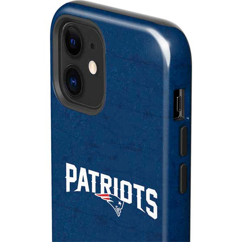NFL New England Patriots Distressed iPhone 12 Impact Case
