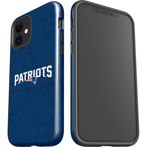 NFL New England Patriots Distressed iPhone 12 Impact Case