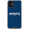 NFL New England Patriots Distressed iPhone 12 Mini Clear Case