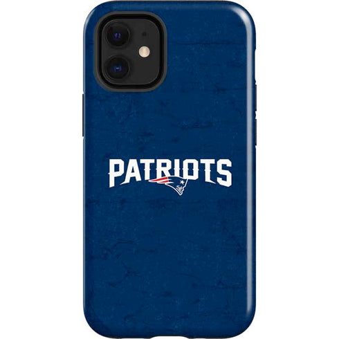 NFL New England Patriots Distressed iPhone 12 Mini Impact Case